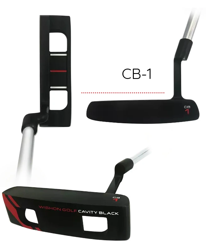 WISHON GOLF PUTTERS CAVITY BLACK CB 1 ASSISTENZA GOLF VARESE, VENDITA GOLF COMO