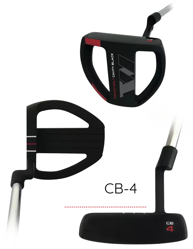 WISHON GOLF PUTTERS CAVITY BLACK CB 4 ASSISTENZA GOLF TICINO VARESE, VENDITA GOLF MILANO GALLARATE